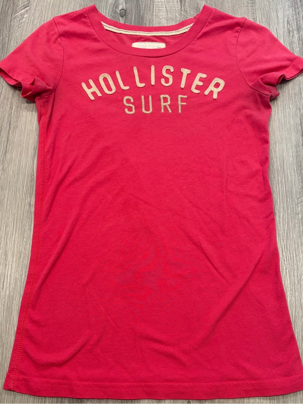 Hollister Hot Pink 'HOLLISTER SURF' Short Sleeve Tee
